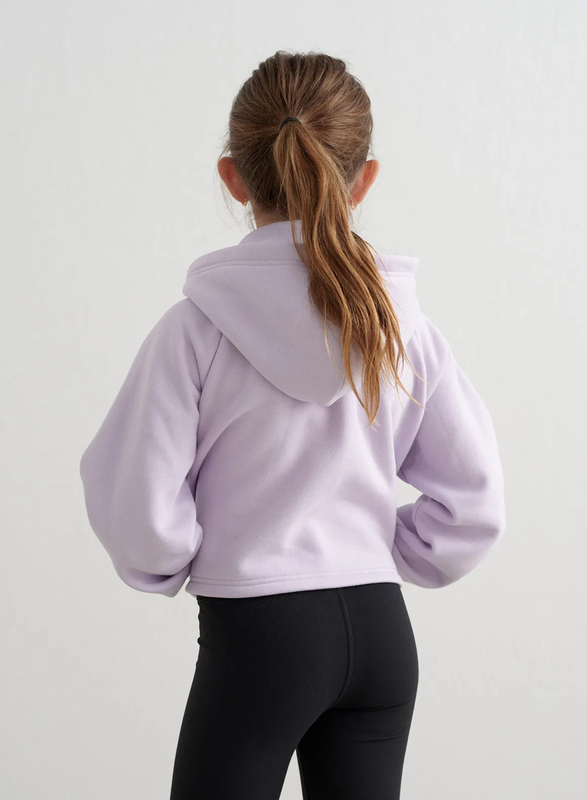 Pale Lavender Young Sweat Zip Hood