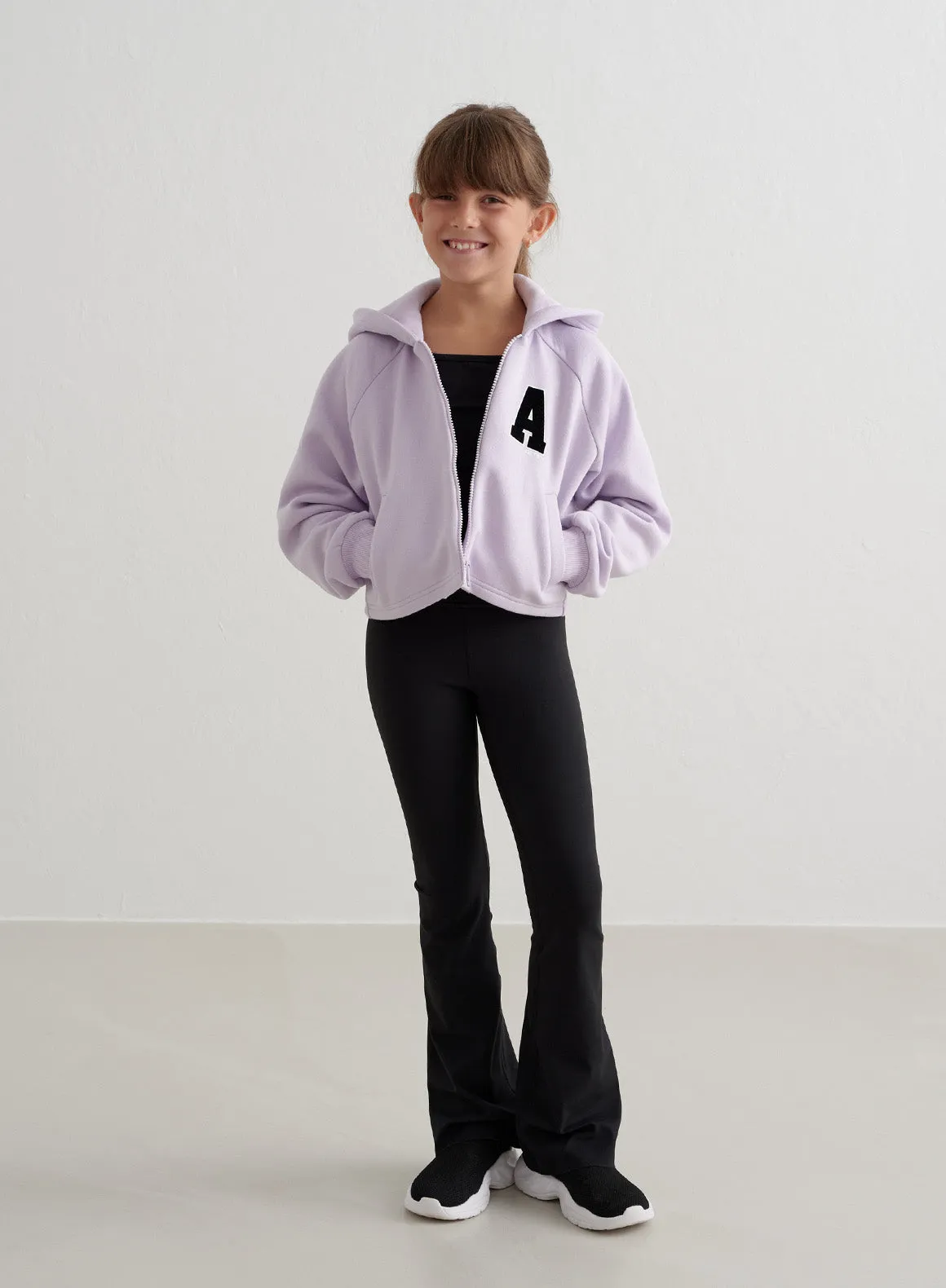 Pale Lavender Young Sweat Zip Hood