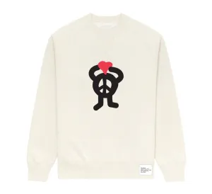 PEACE LOVE CREWNECK