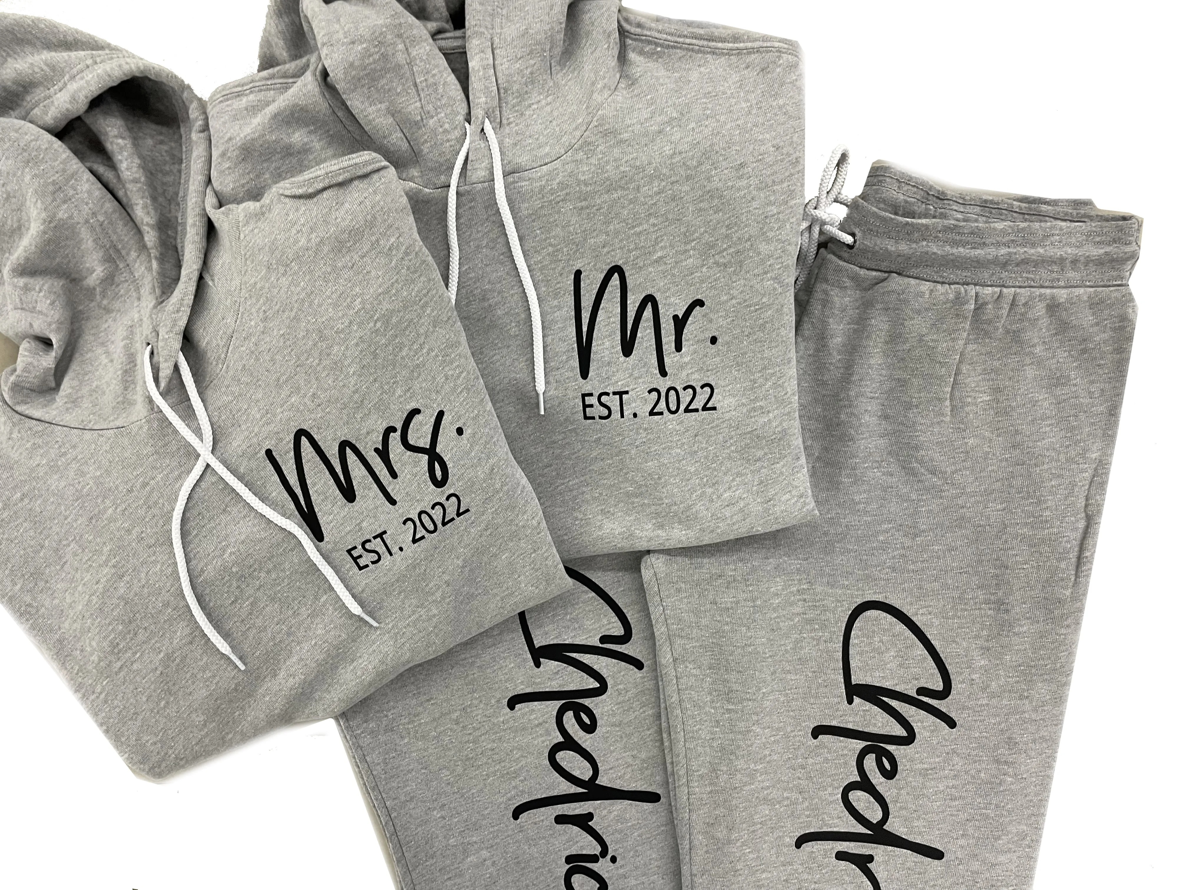 Personalized Hubby Wifey Honeymooners Set