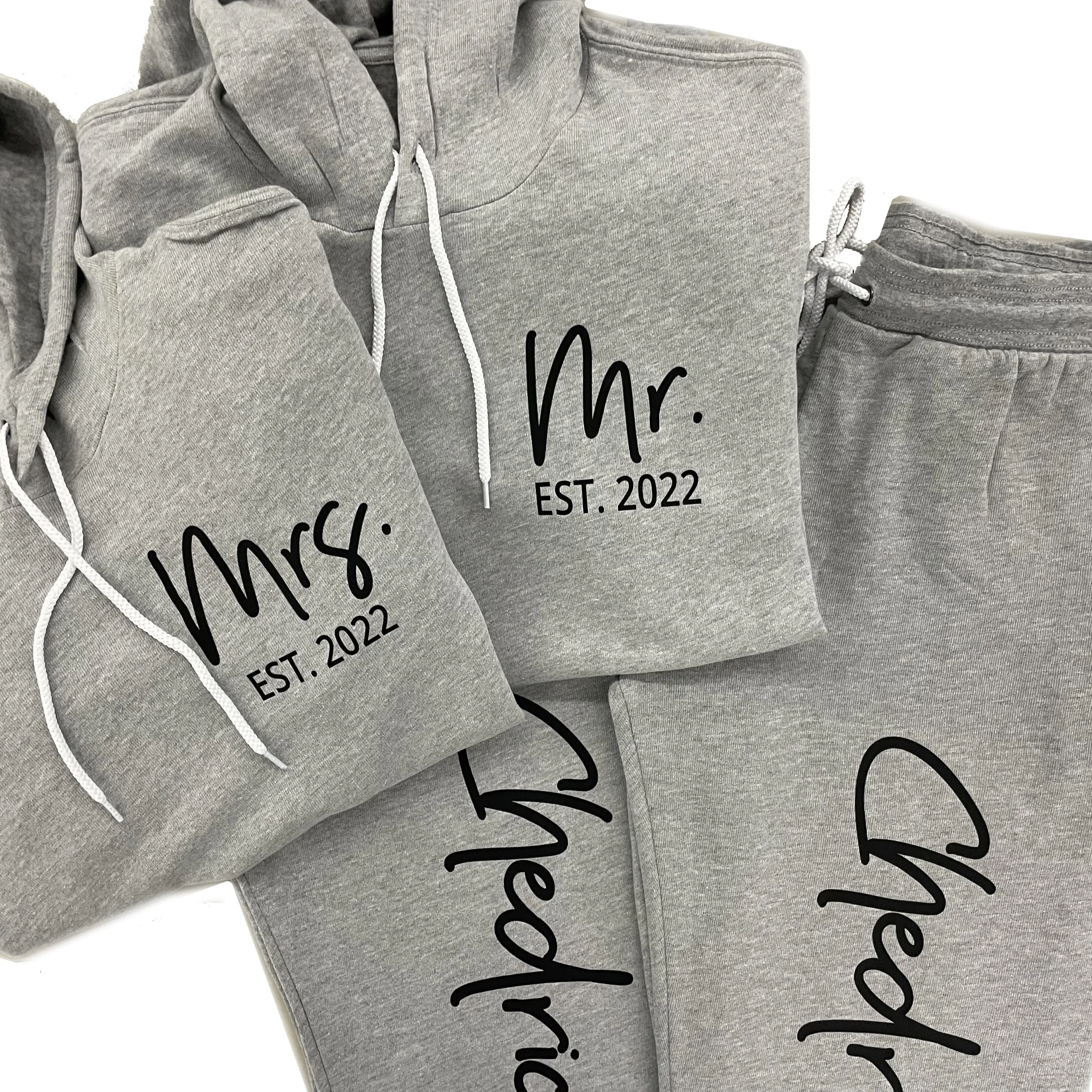 Personalized Hubby Wifey Honeymooners Set