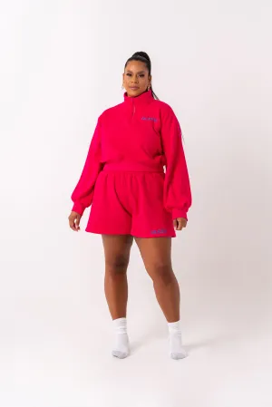 PINK QUEEN Pullover SHORT Set