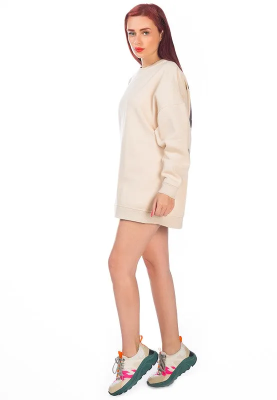 Printed Oversized Sweatshirt