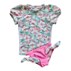 Puff Short Sleeve Rash Guard Set