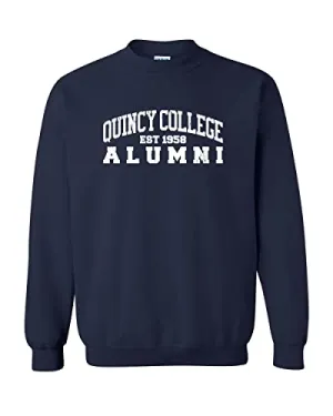 Quincy College Arched Alumni Crewneck Sweartshirt