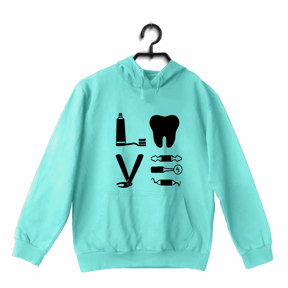 Quirkipedia Love Dentists Dentist, Medicine,   Hooded SweatShirts