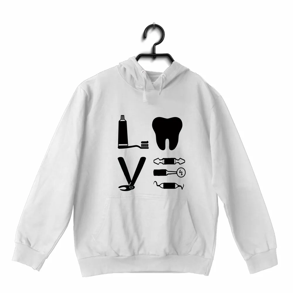 Quirkipedia Love Dentists Dentist, Medicine,   Hooded SweatShirts