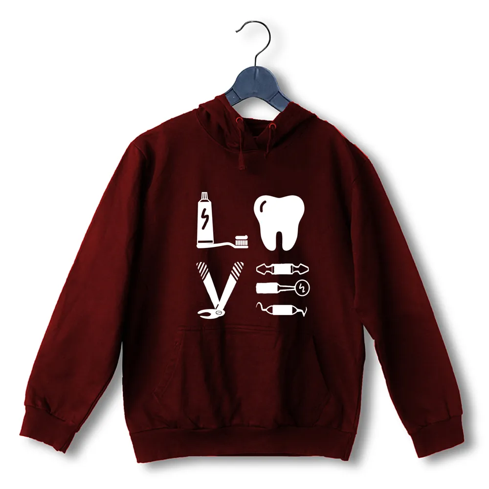 Quirkipedia Love Dentists Dentist, Medicine,   Hooded SweatShirts