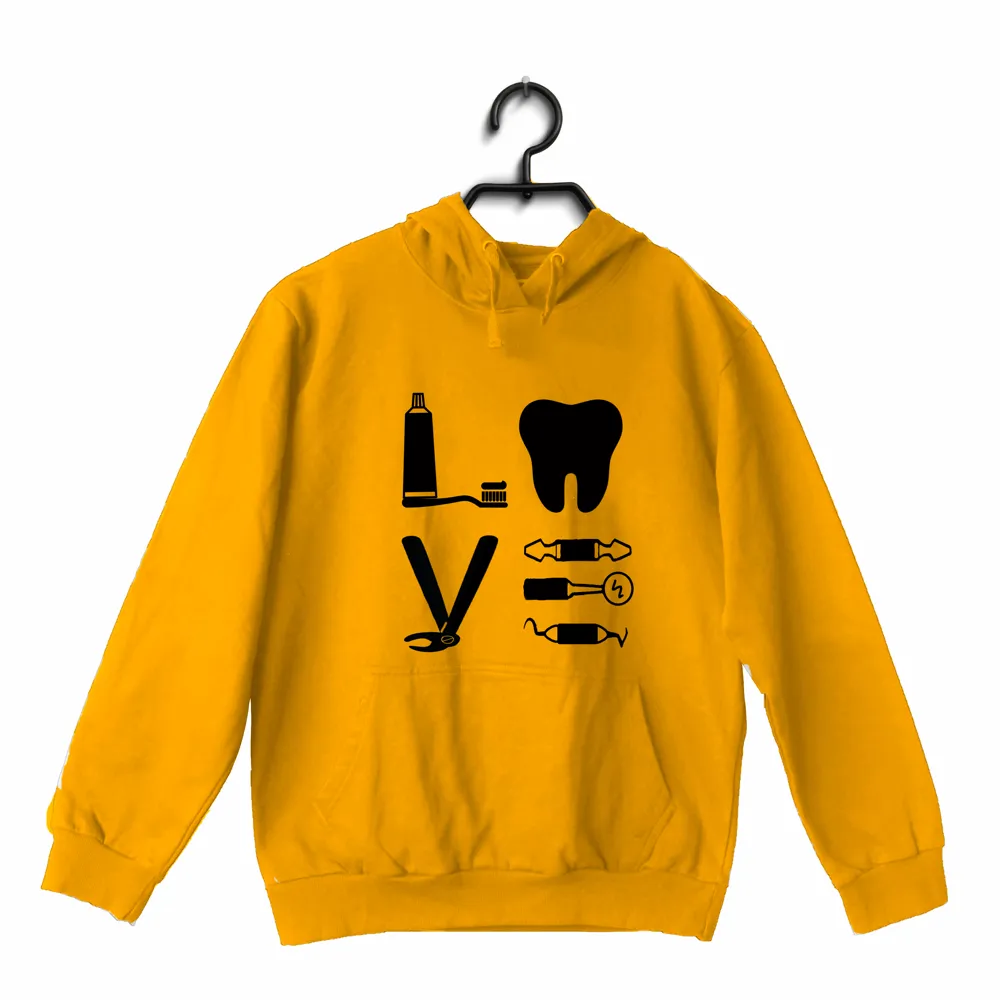Quirkipedia Love Dentists Dentist, Medicine,   Hooded SweatShirts