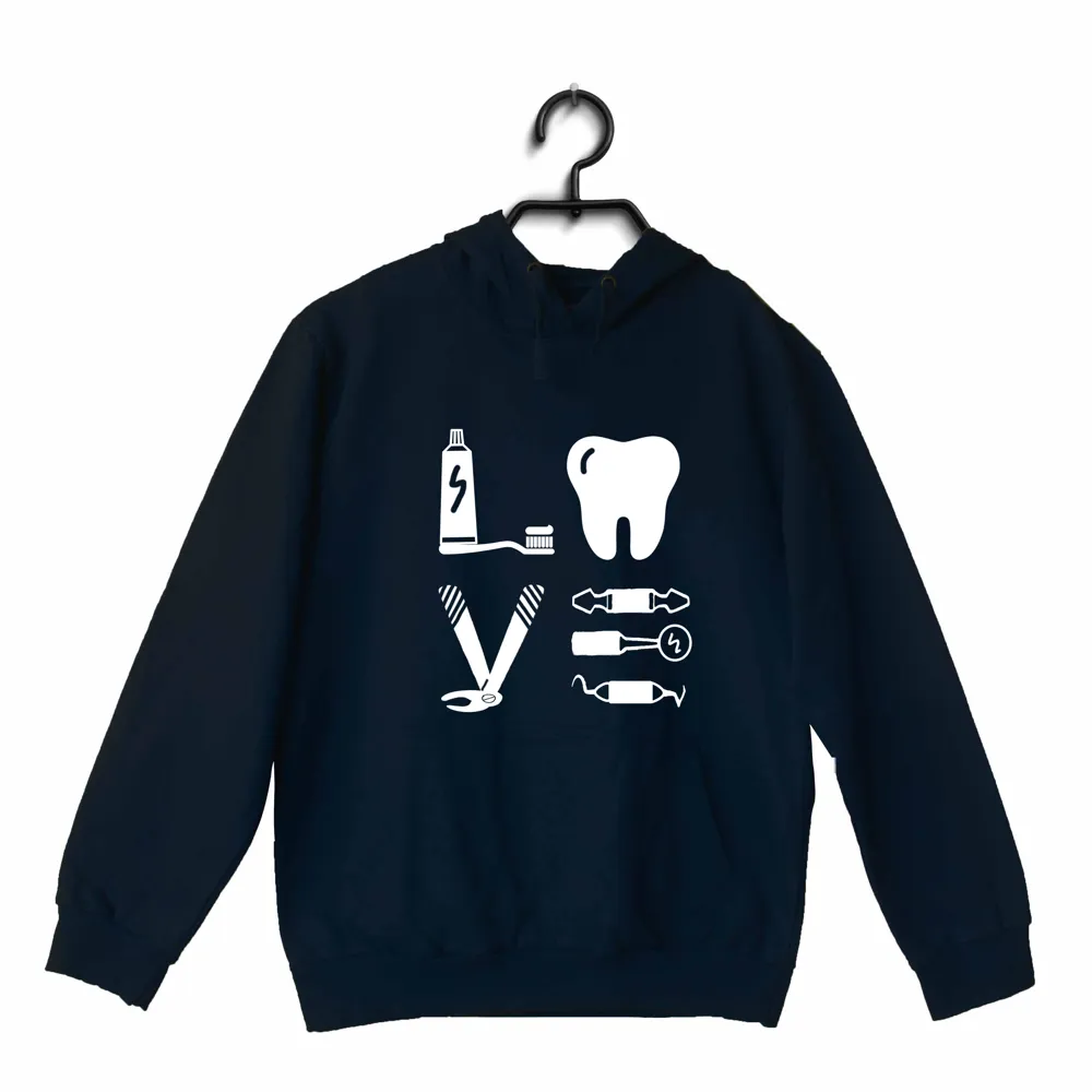 Quirkipedia Love Dentists Dentist, Medicine,   Hooded SweatShirts