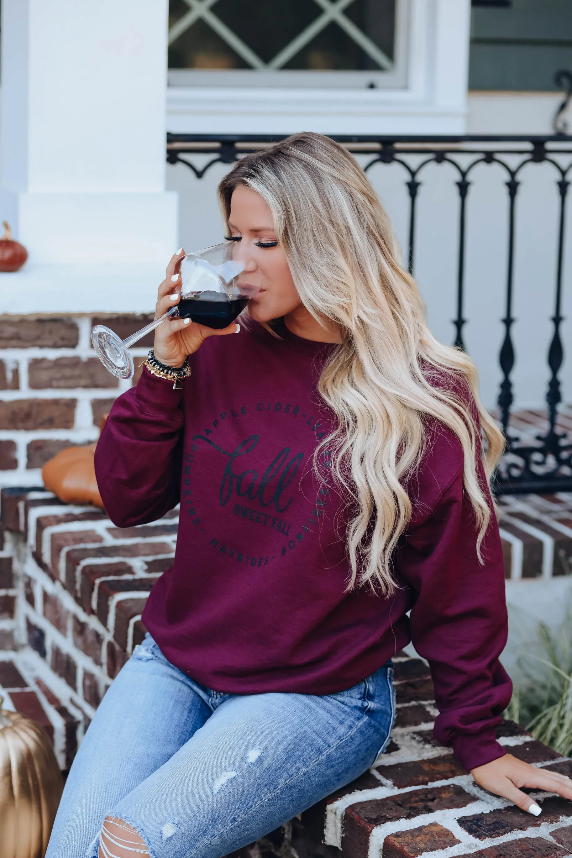 "Fall Sweet Fall" Graphic Sweatshirt