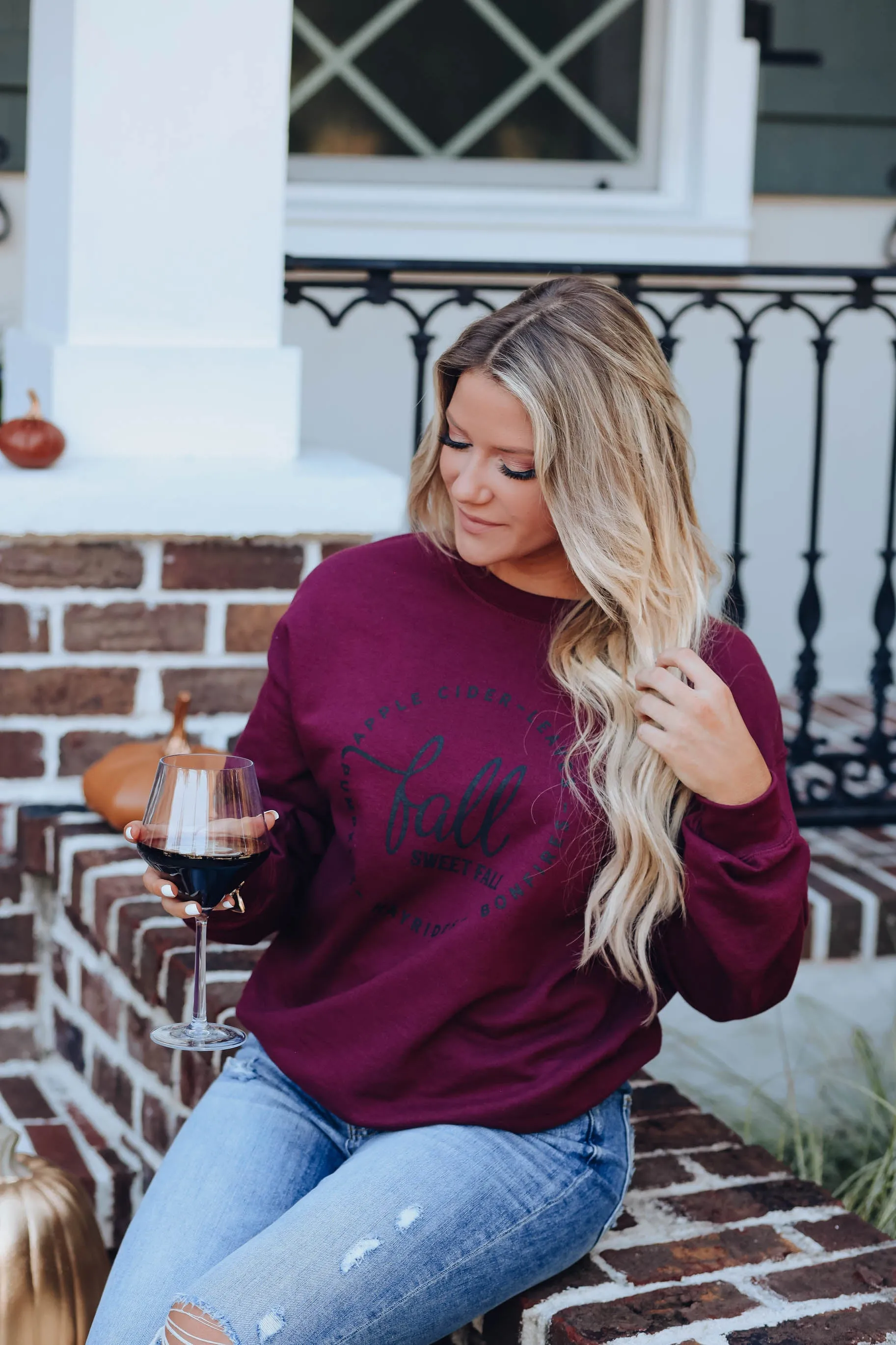 "Fall Sweet Fall" Graphic Sweatshirt