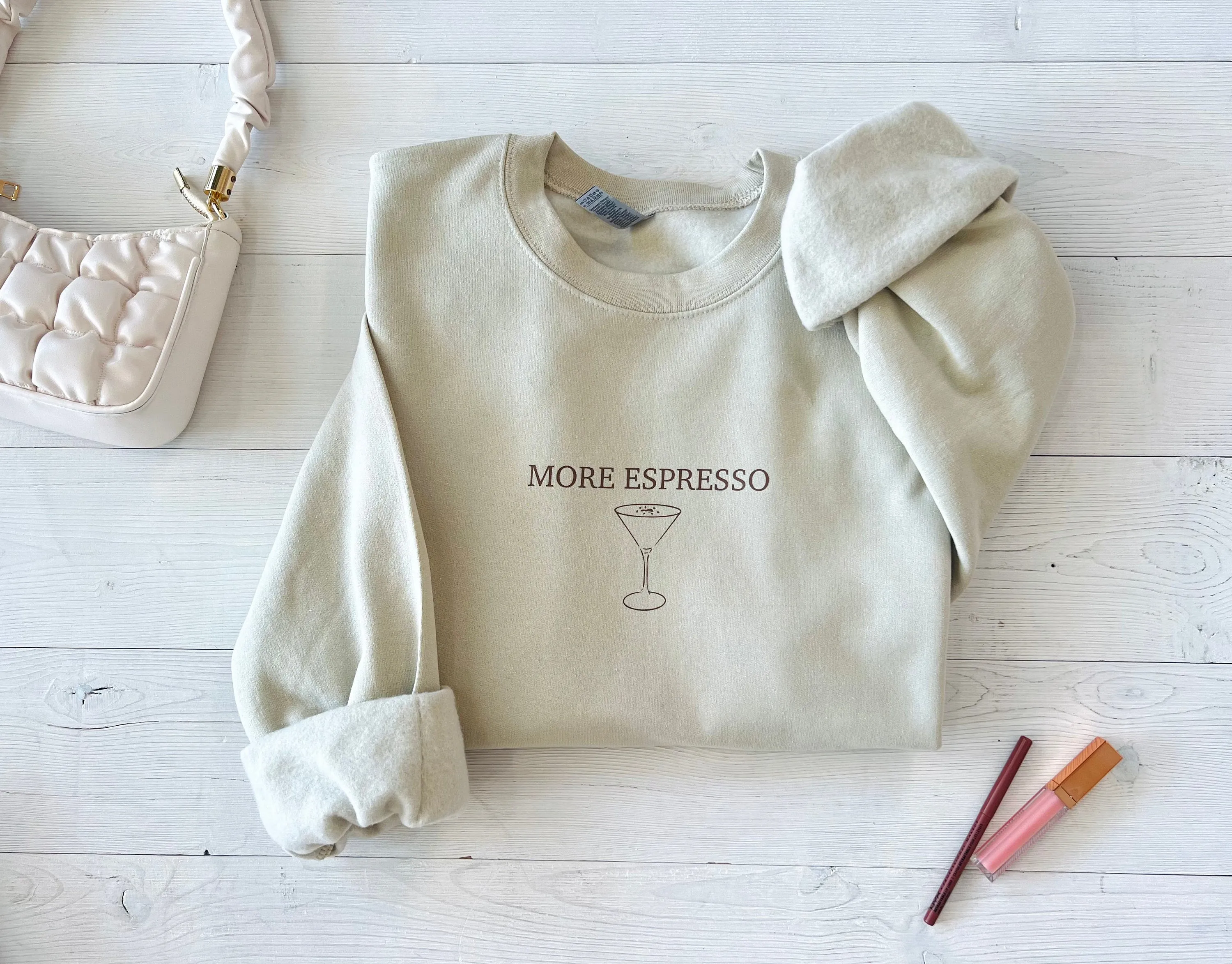 "More Espresso" Martini Crewneck Sweatshirts