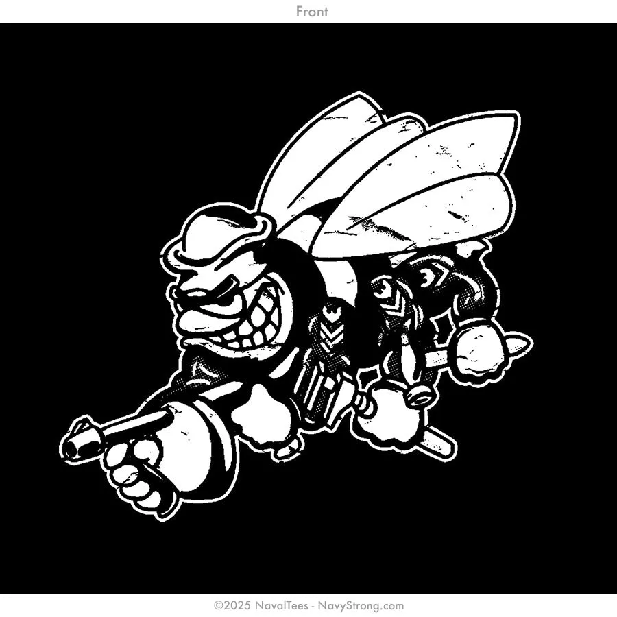 "Seabee Boxing" Hooded Sweatshirt | Black