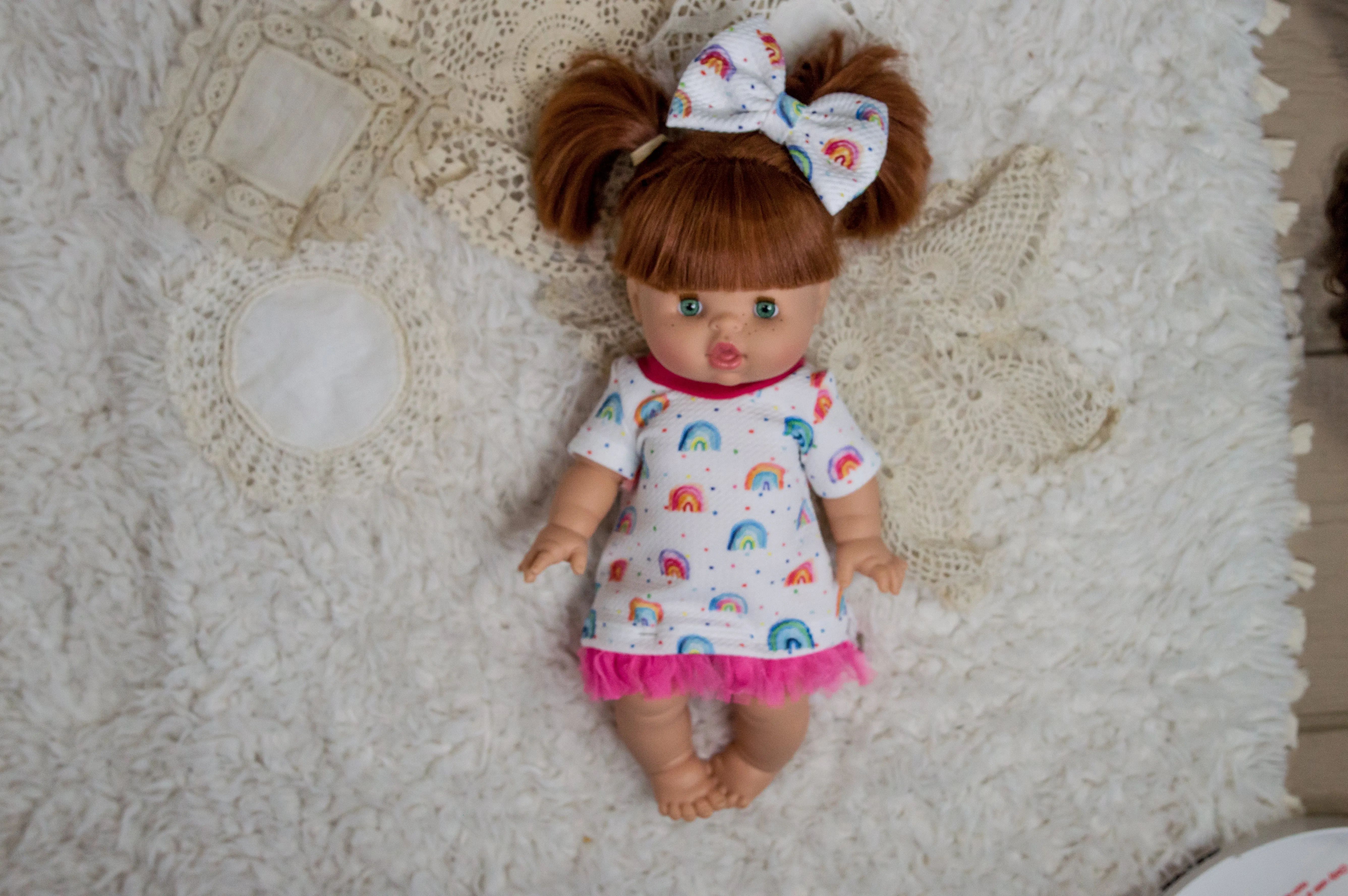 Rainbow dots dress - m21