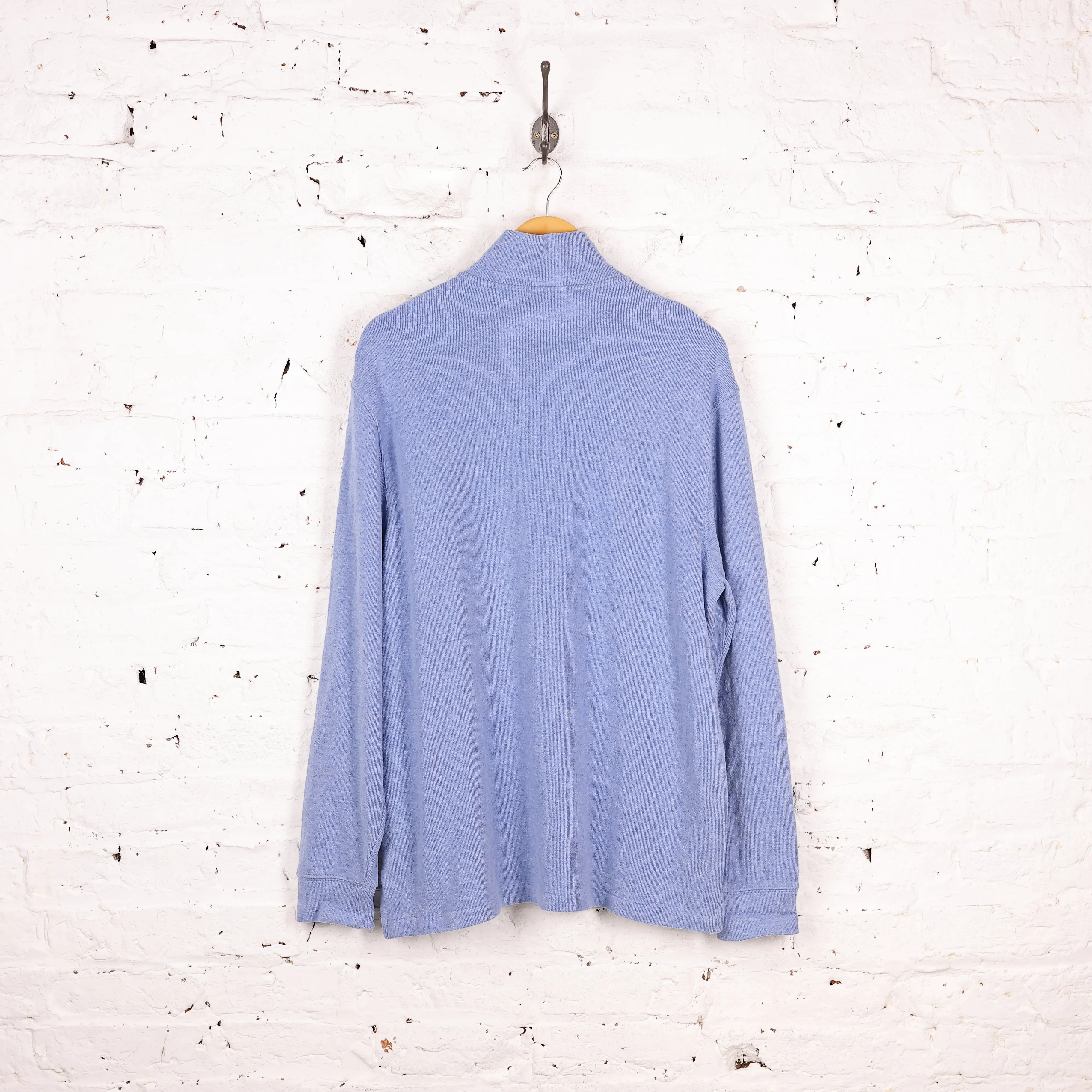 Ralph Lauren 1/4 Zip Sweatshirt - Blue - XL