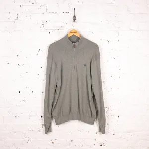 Ralph Lauren 1/4 Zip Sweatshirt - Green - XL