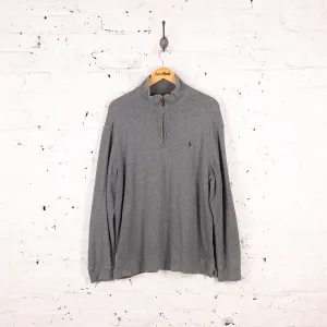 Ralph Lauren 1/4 Zip Sweatshirt - Grey - L