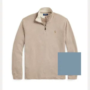Ralph Lauren Mens  Half zip Jumper - Blue or Cruise Navy