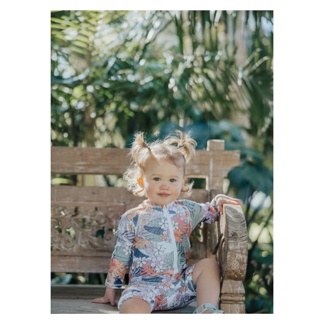 Rash Suit - Tropical Floral