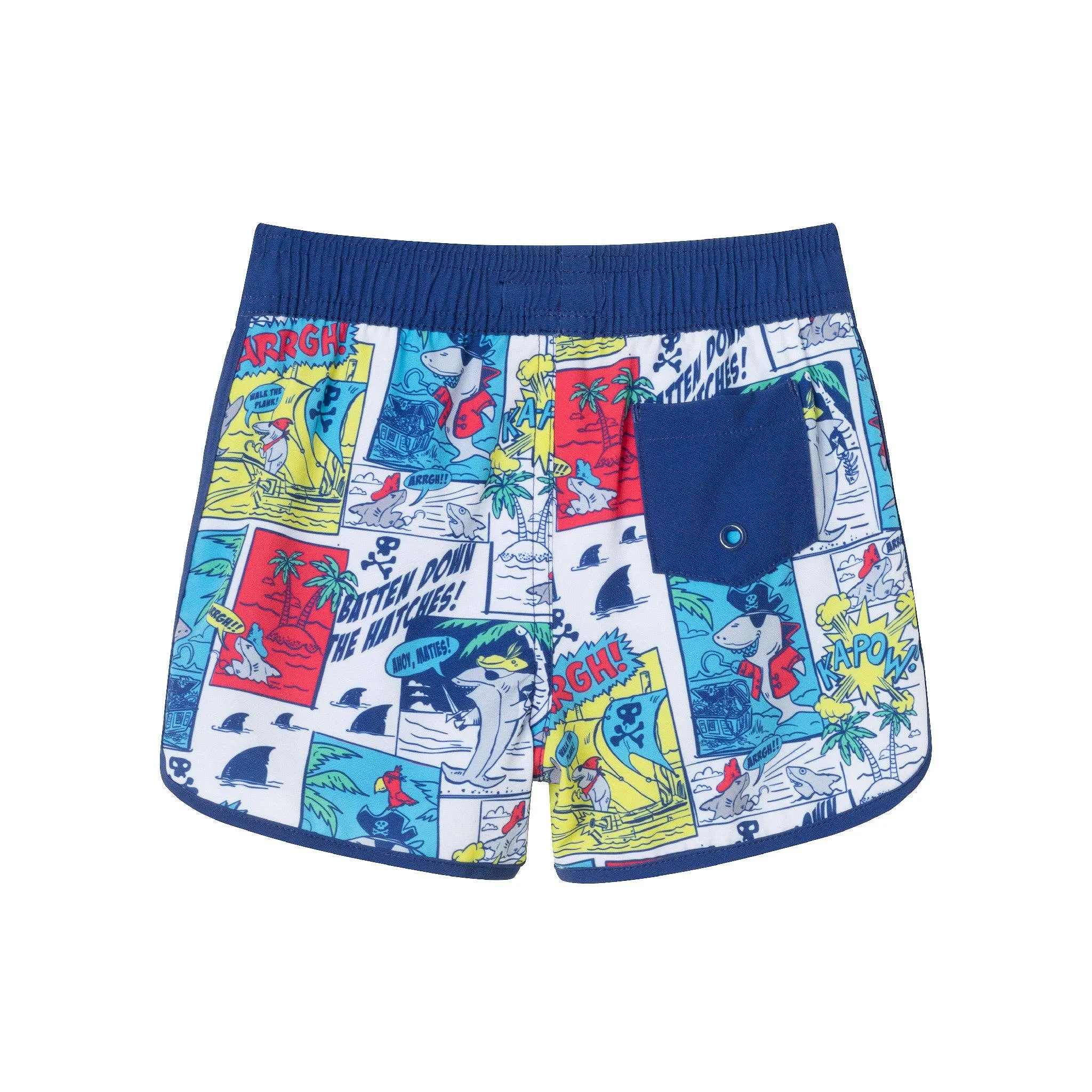 Rashguard & Swim Trunk Set - Comic Book Style