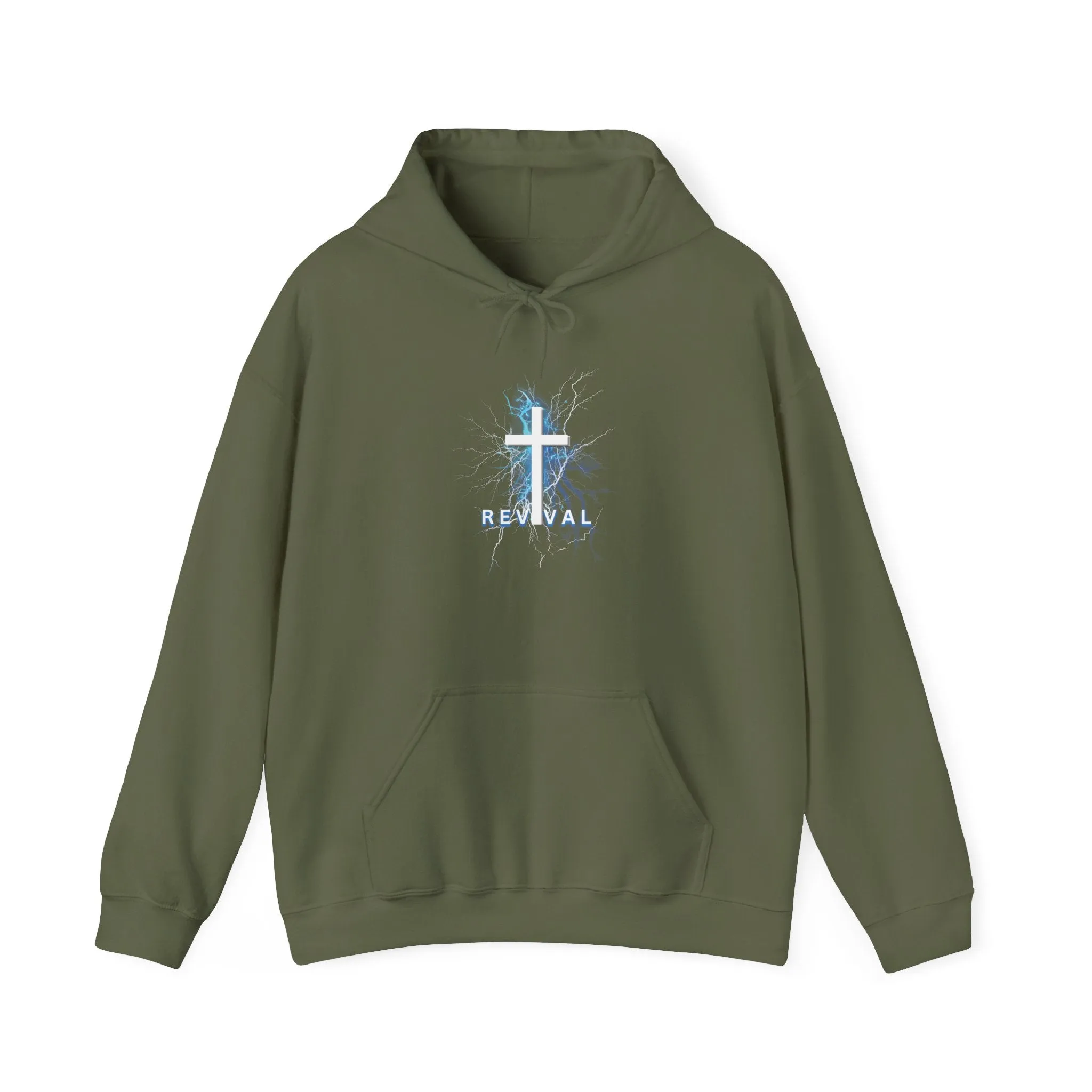 REVIVAL Cross - Unisex Heavy Blend™ Hooded Sweatshirt