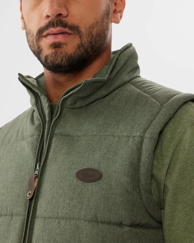 R.M. Williams Patterson Creek Vest - Green Marle