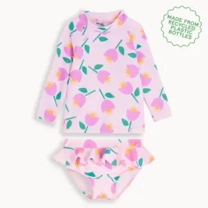 Rocco Set - Pink Tulip Baby & Kids Rash Top & Pant Set