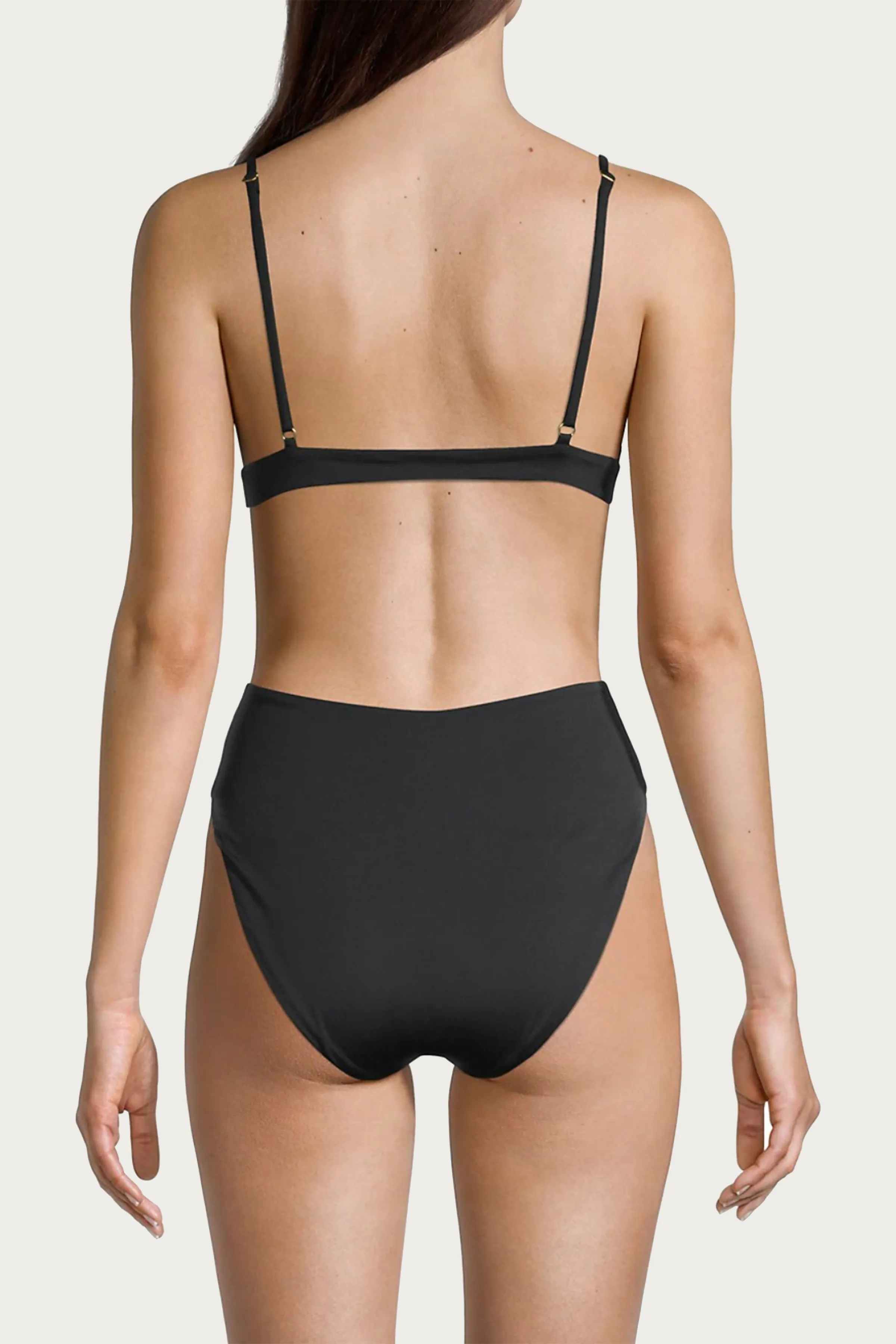 RUCHED CUTOUT ONE PIECE