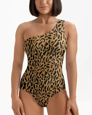 Safari - One-Shoulder One-piece Swimsuit