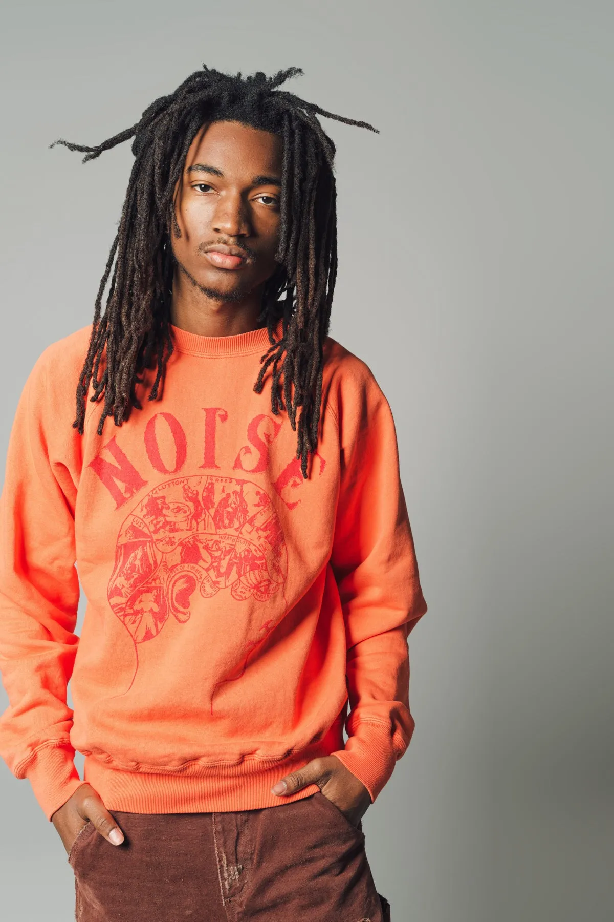 SAINT MICHAEL | NOISE CREWNECK