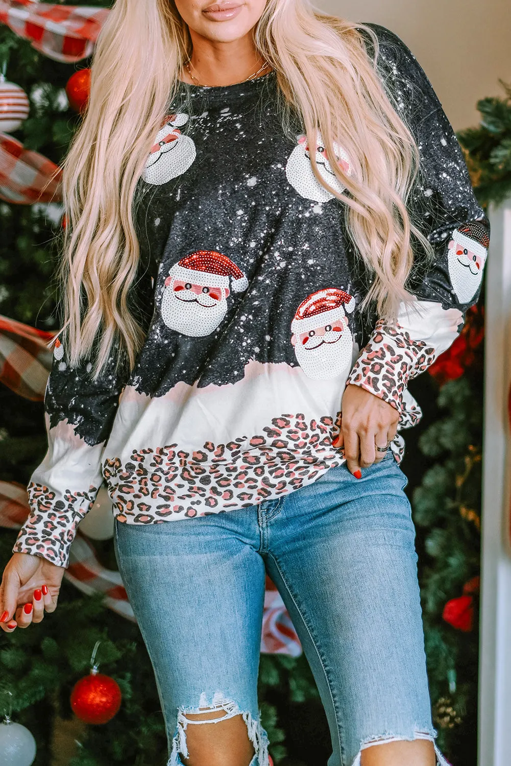 Santa Claus Graphic Sweatshirt