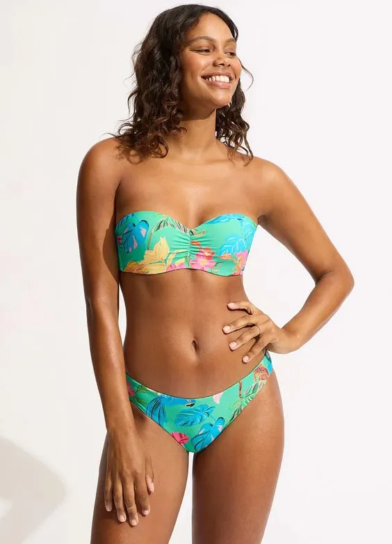 SEAFOLLY- WOMEN'S TROPICA HIPSTER SWIM BOTTOM