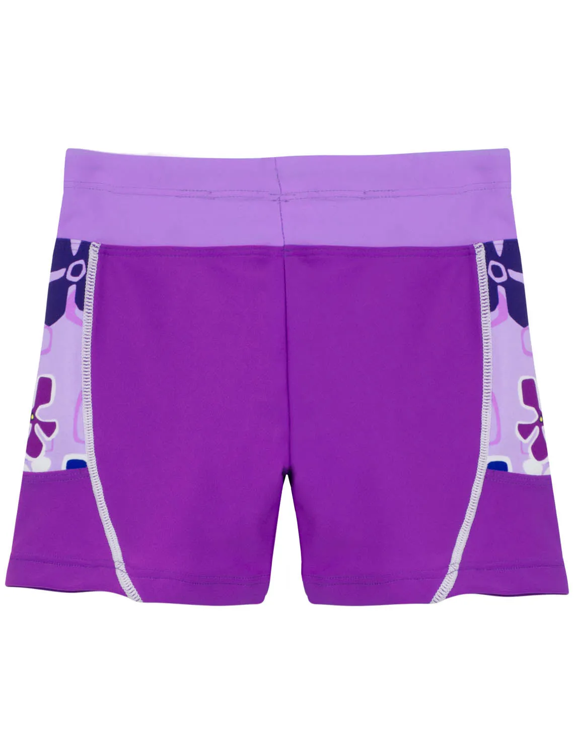 Seaside Rash Guard & Swim Short - Verbena