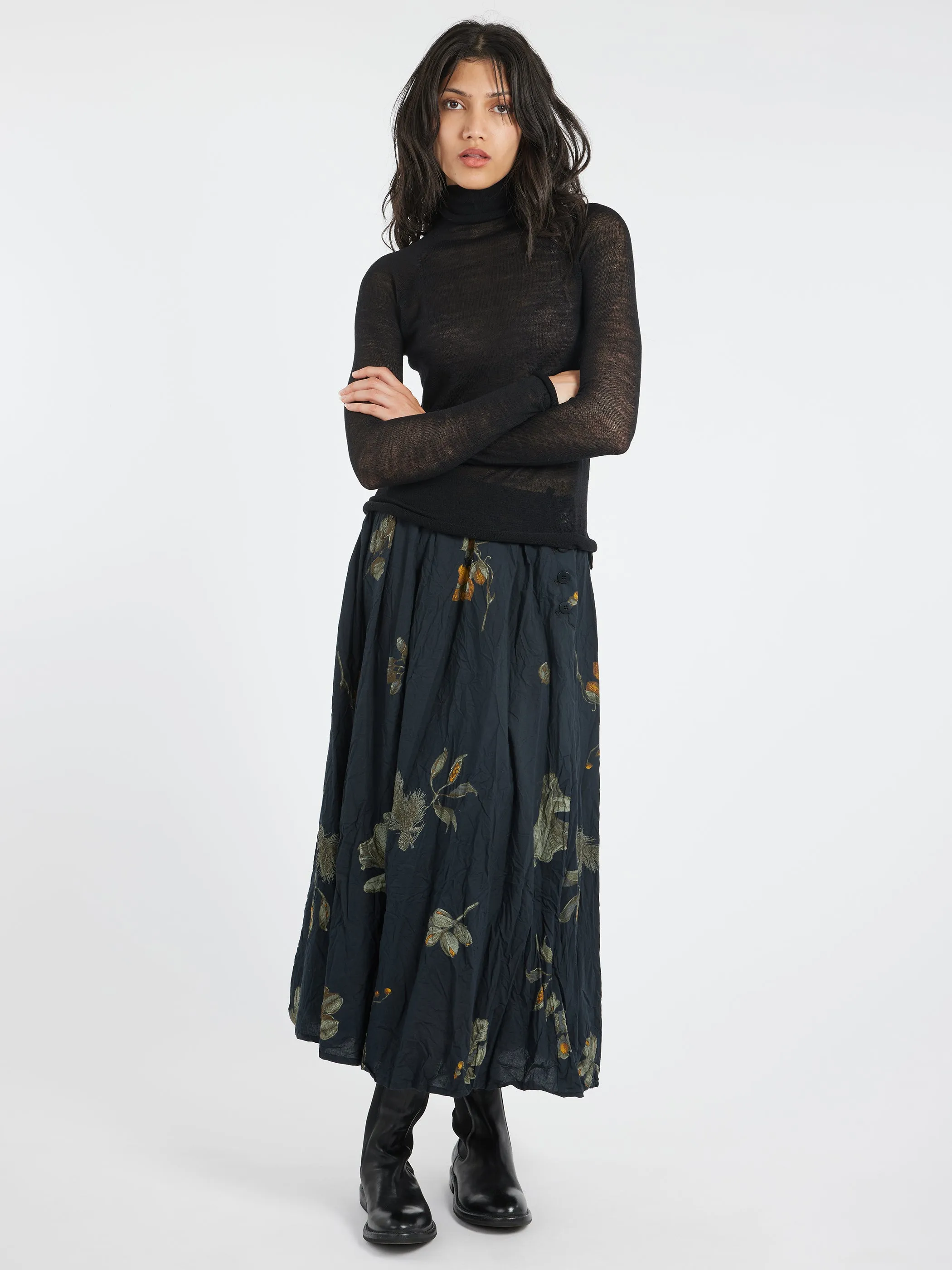 Semi Sheer Turtleneck