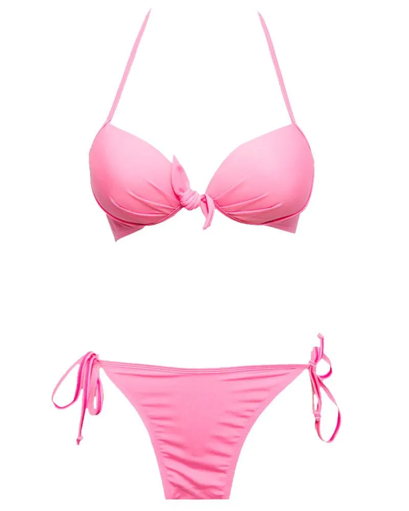 Sexy Bikini In Baby Pink - Sexy Swimwear