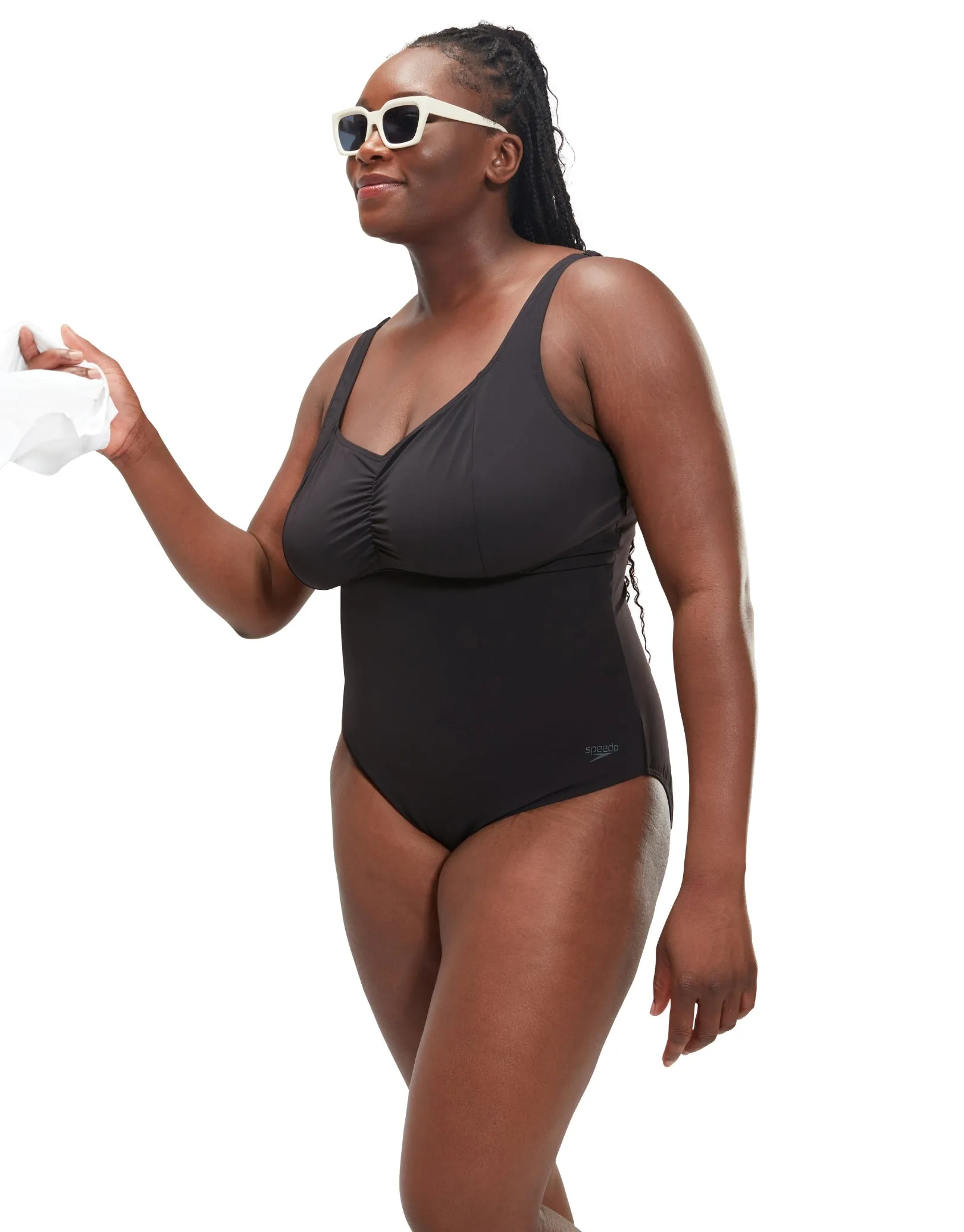 Shaping AquaNite Swimsuit - Black/Plus Size