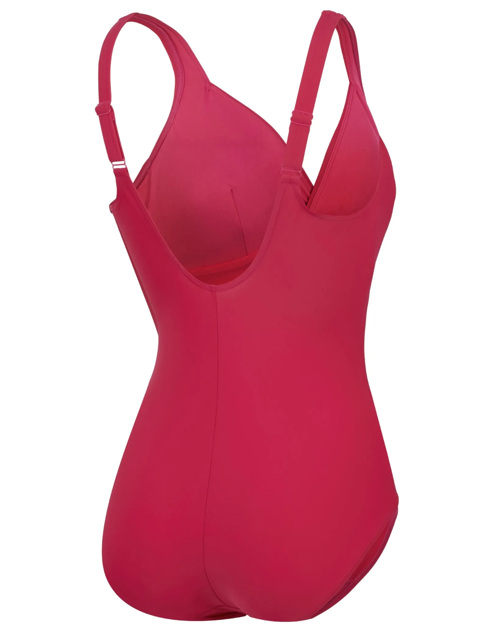 Shaping Cross Knot Swimsuit - Magenta