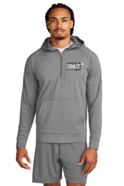 Shoreline Sting Sport-Tek® Sport-Wick® Stretch 1/2-Zip Hoodie Adult and Ladies