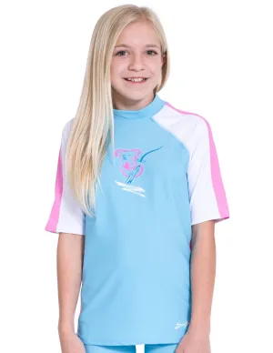 Short Sleeve Rash Guard - Mallow