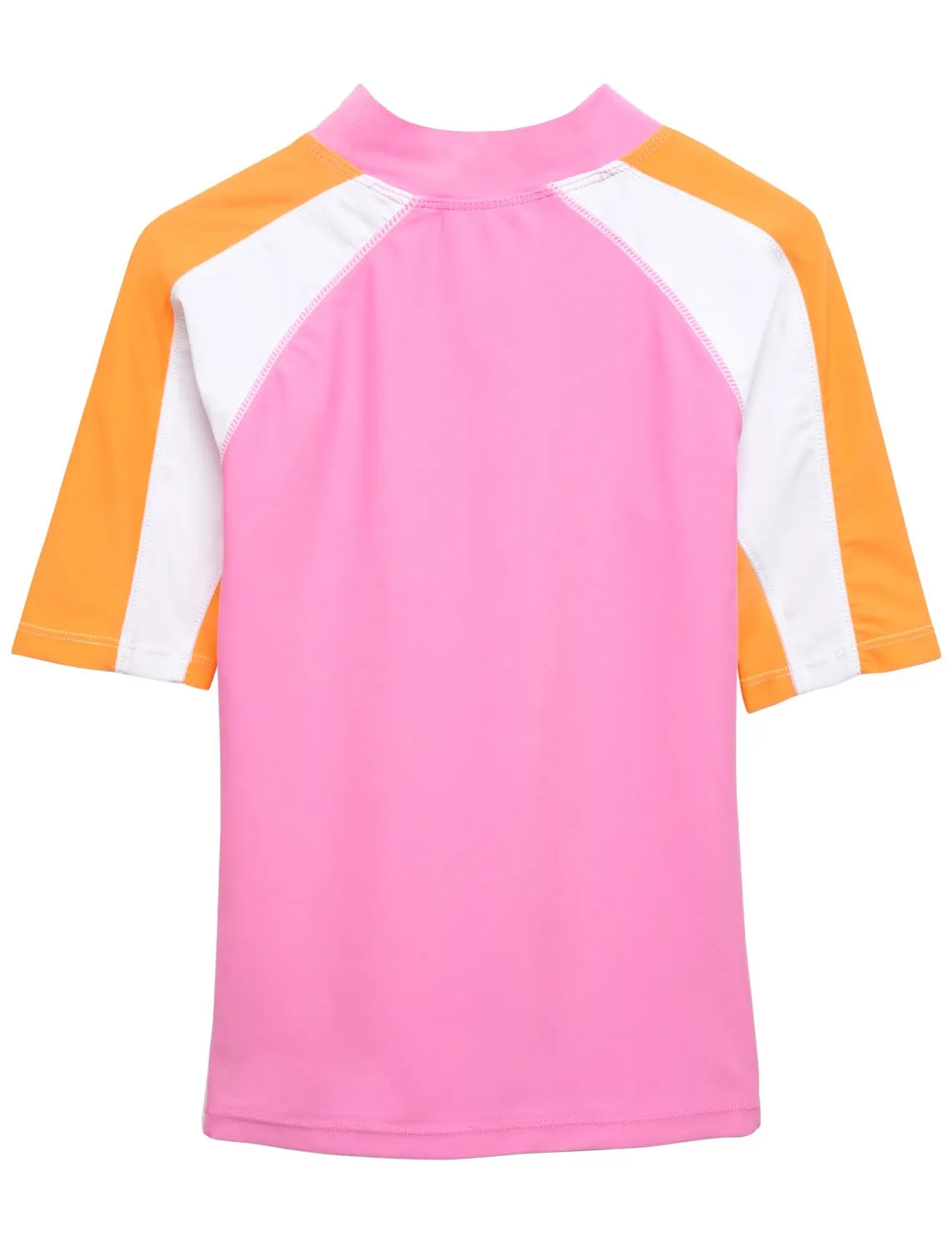 Short Sleeve Rash Guard - Pink Bloom