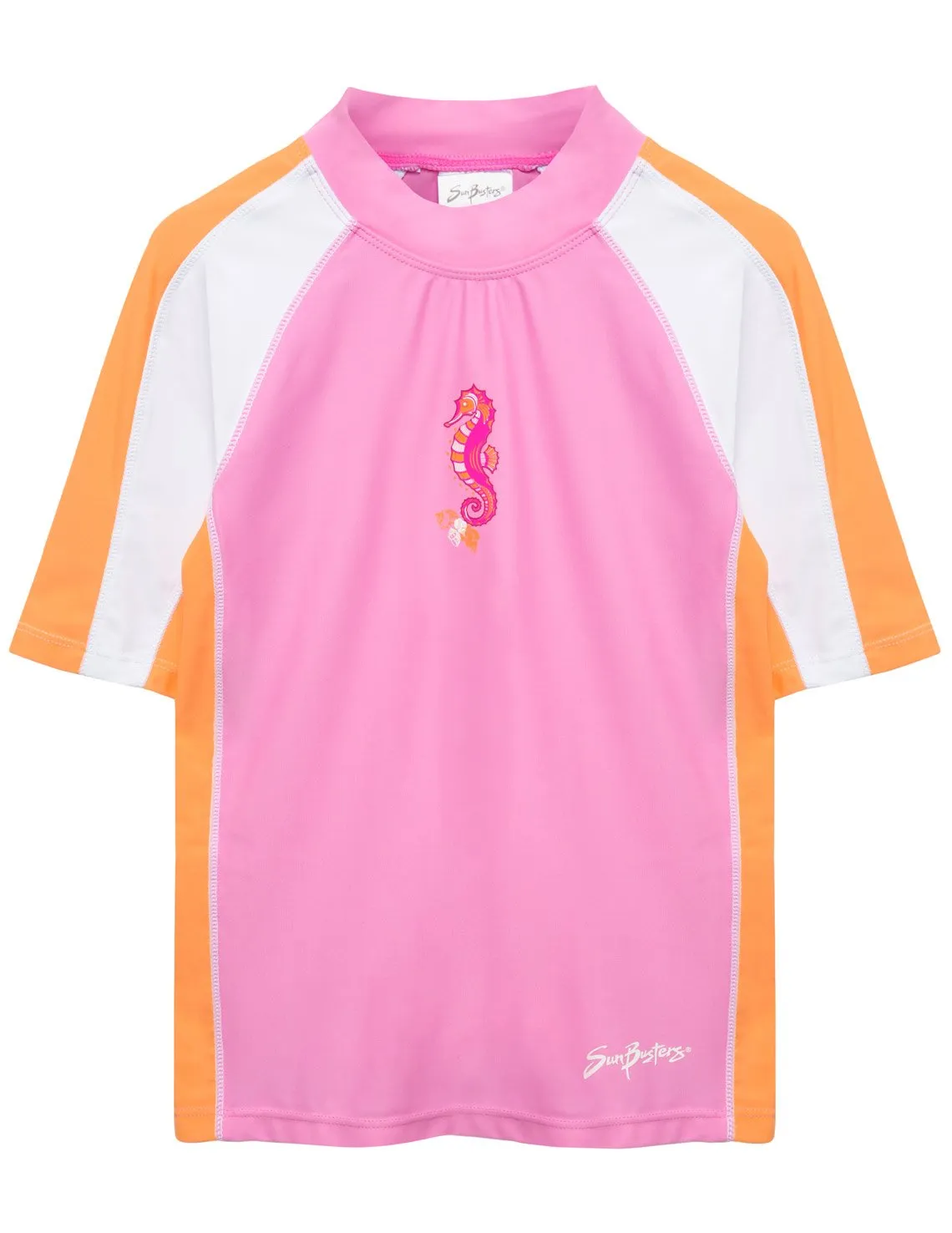 Short Sleeve Rash Guard - Pink Bloom