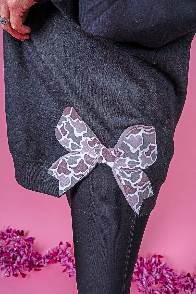 Side Bows Old Camo Mama Unisex NuBlend Crew Sweatshirt