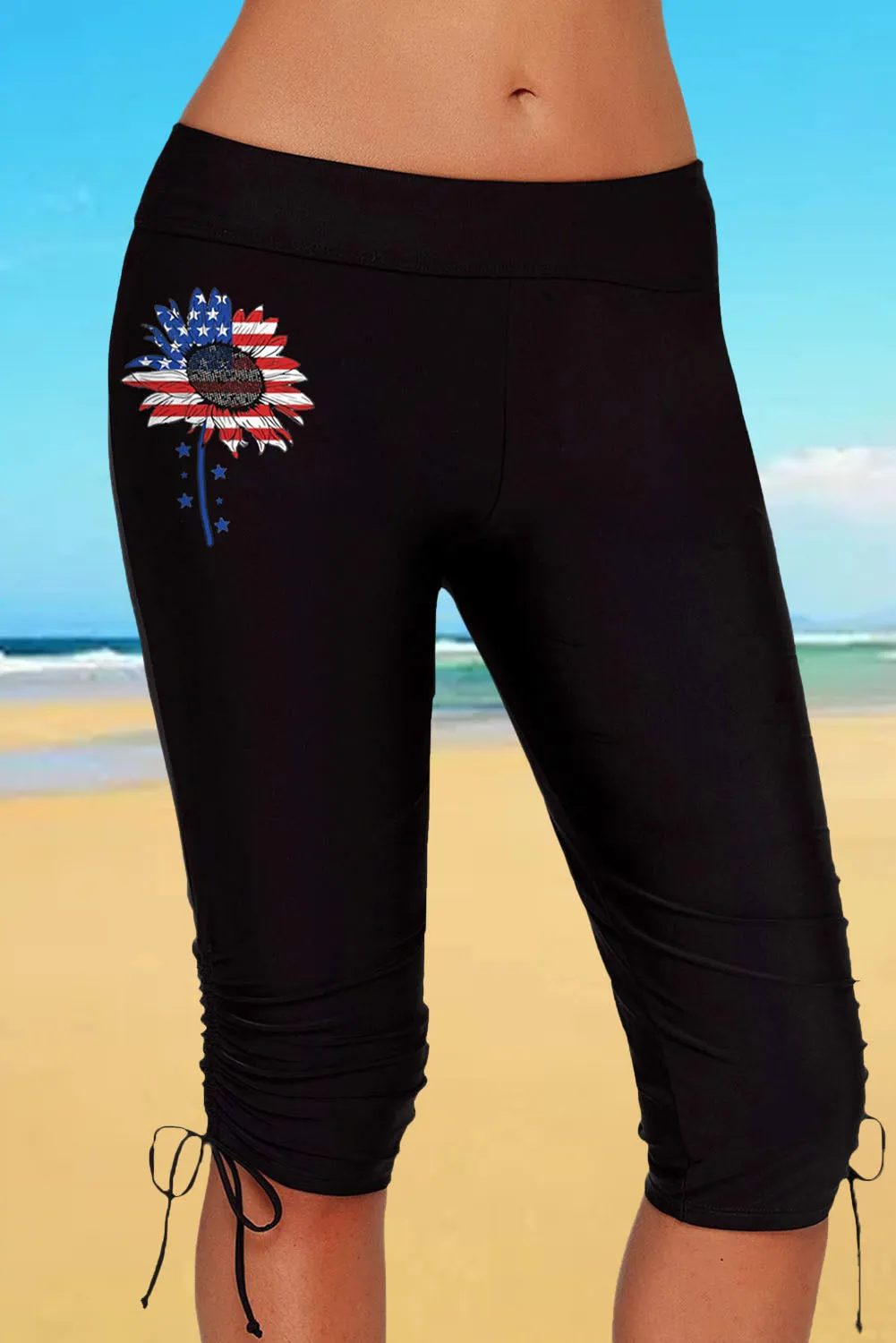 Side Drawstring Rash Guard Boardshort