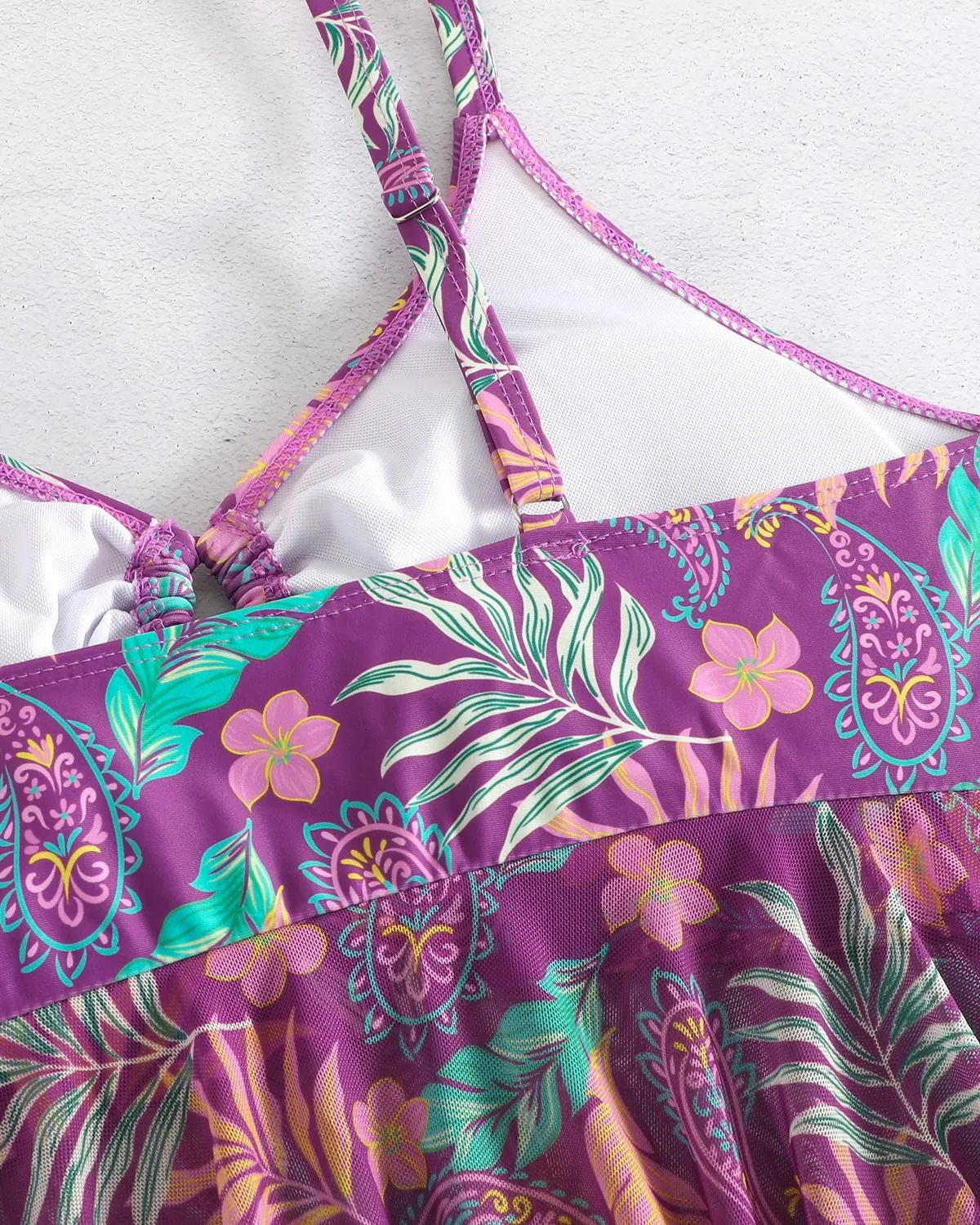 SLIM® Plus Size Tankinis Set Swimdress