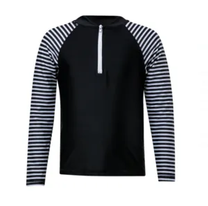 Snapper Rock- Black Long Sleeve Rash Guard