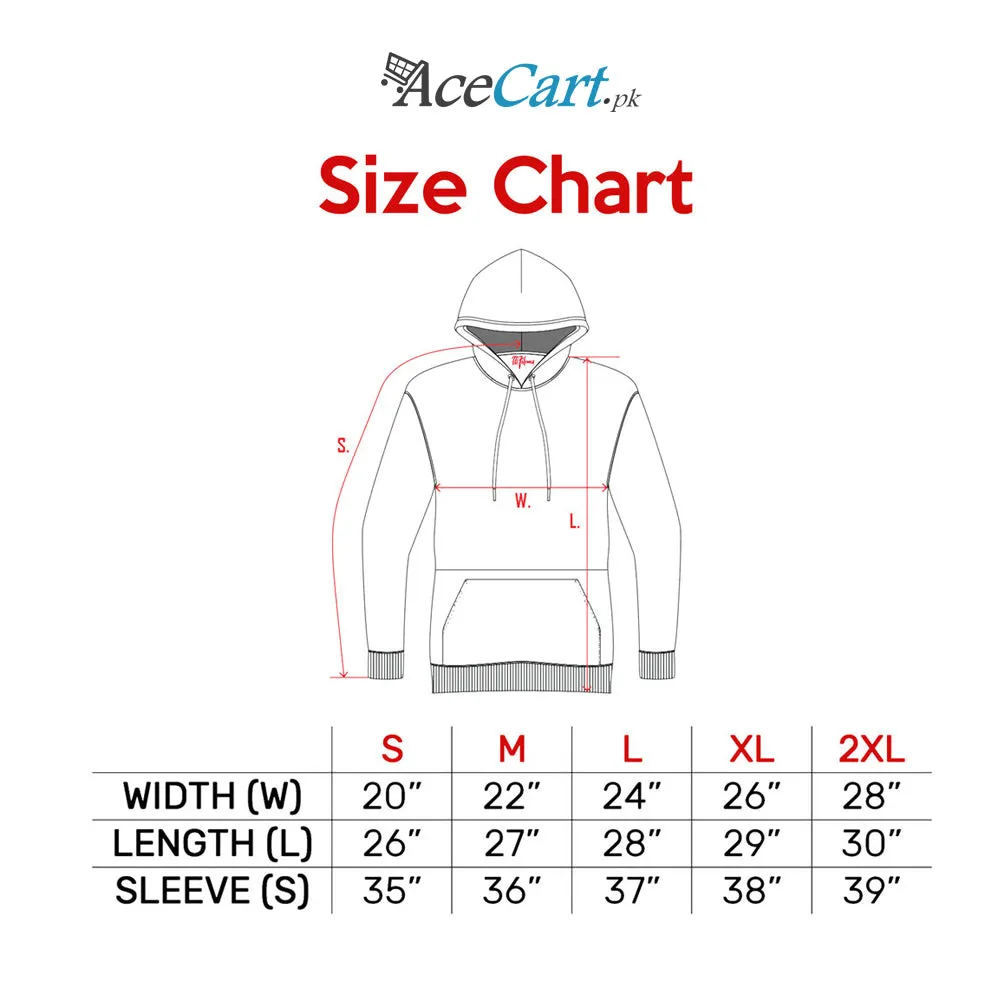 Sober Wear Fleece Cotton Printed Pull Over Hoodie For womens