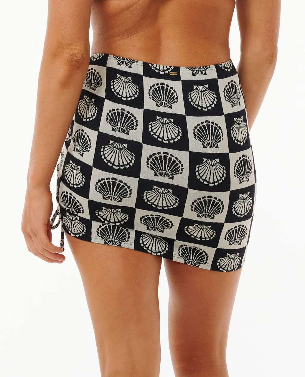 SOLEIL SHELL SKIRT - BLACK