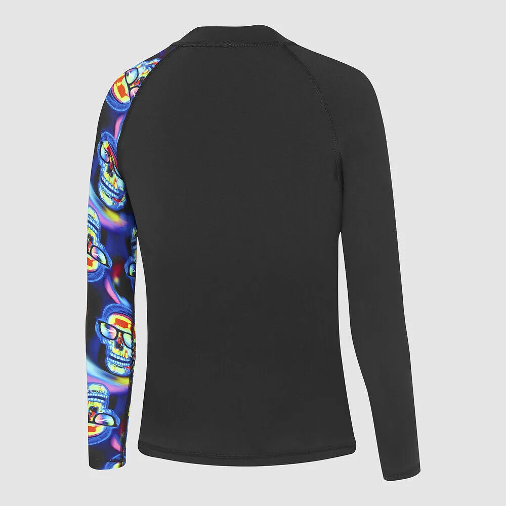 Speedo Boys Boom Skull Long Sleeve Rash Top