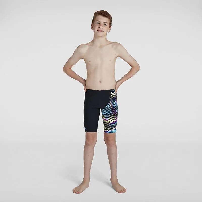 Speedo Boys Digital Allover V Cut Jammer